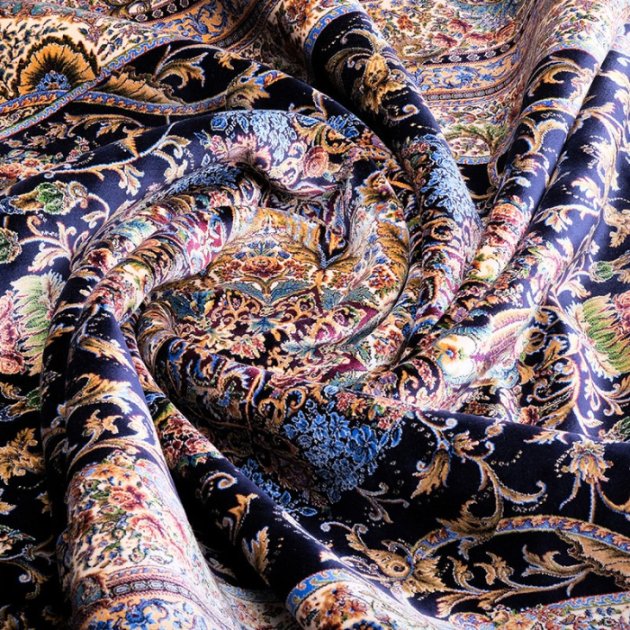 Ковер Qum 2003M NAVY / CREAM