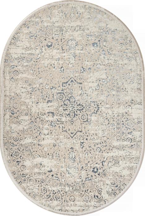 Ковер MIKONOS F584AH CREAM / D.BLUE
