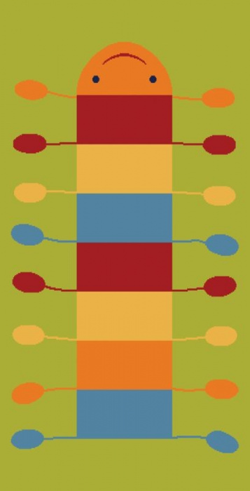 Ковер Funky Millipede lime