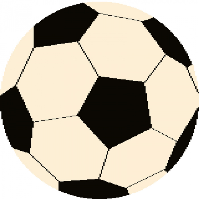 Ковер Funky Top Круг Kik cream