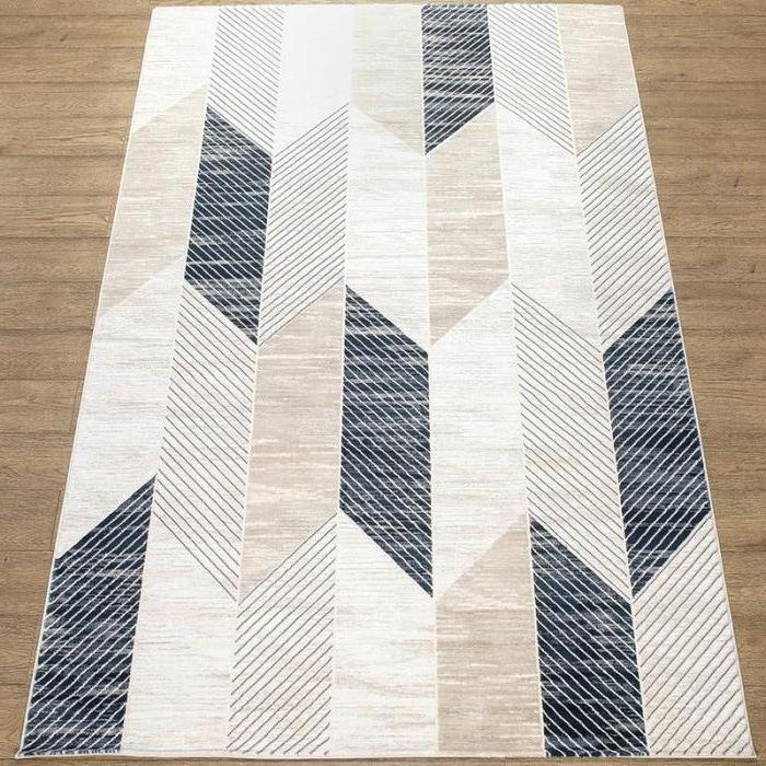 Ковер Alfa 05520A KREM / ANTRASIT