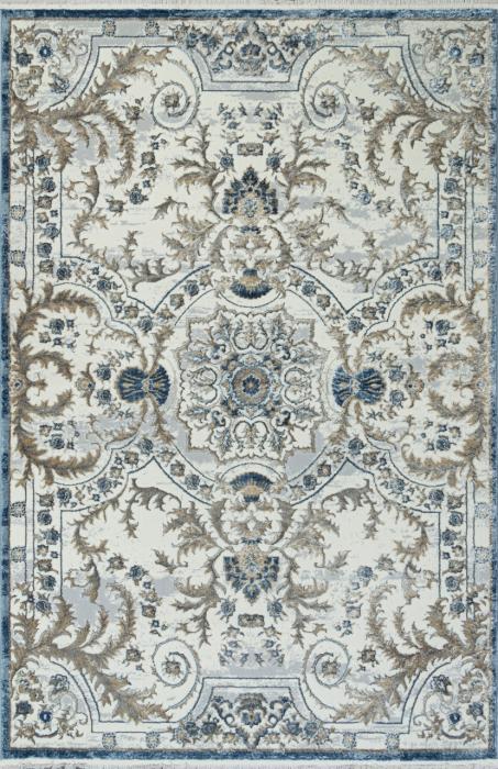 Ковер SAHARA 00765A D.BLUE FDY / CREAM HB