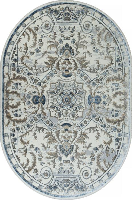 Ковер SAHARA 00765A D.BLUE FDY / CREAM HB