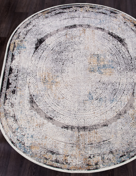 Ковер ERVA 18112 GRAY / BLACK