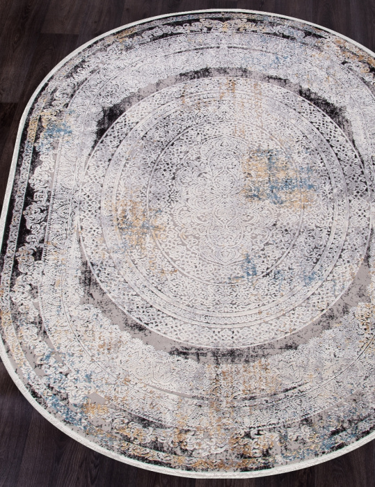 Ковер ERVA 18112 GRAY / BLACK