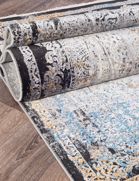 Ковер ERVA 18112 GRAY / BLACK