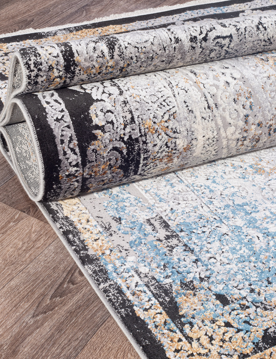 Ковер ERVA 18112 GRAY / BLACK