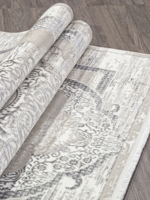 Ковер ALFANI Q018A GREY FDY / CREAM SHRINK