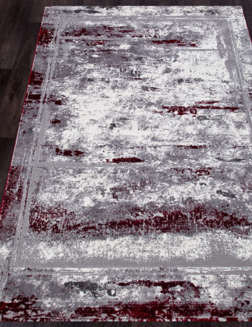 Ковер SATINE S107B KOYU GREY COKEN / RED