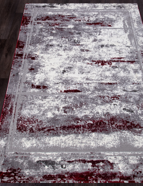 Ковер SATINE S107B KOYU GREY COKEN / RED