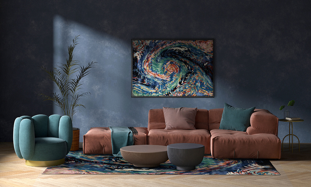 Ковер Flores Blue