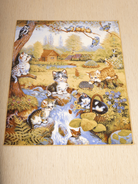 Ковер Hunnu  сувенирный new 6S860 82 котята