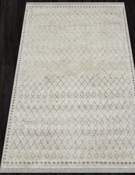 Ковер TUNIS 5671B L.GRAY / WHITE