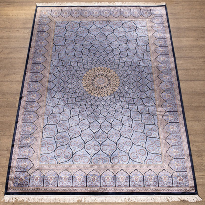 Ковер Qum 2142C NAVY / BLUE