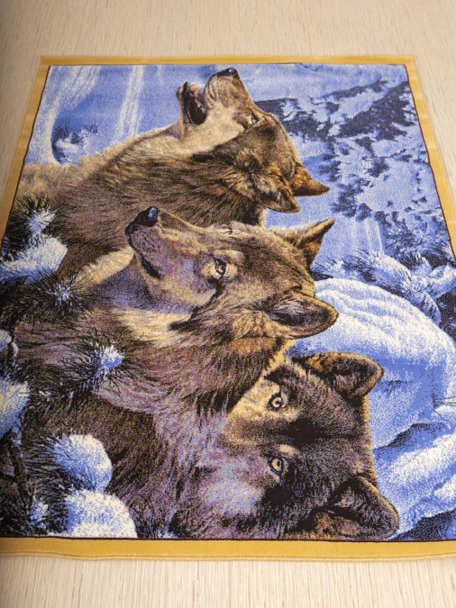 Ковер Hunnu  сувенирный new 6S1011 82 волки