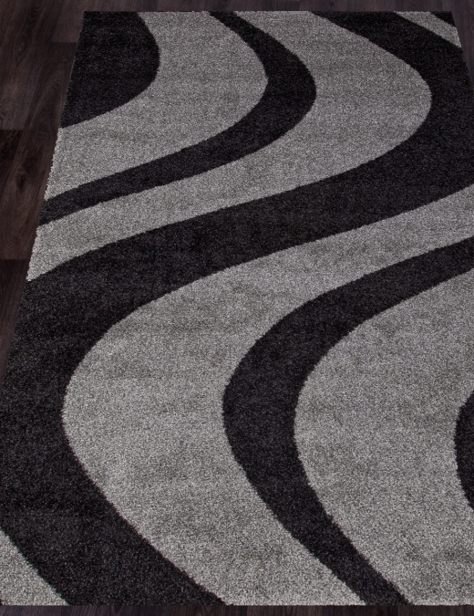 Ковер PLATINUM t617 GRAY-BLACK