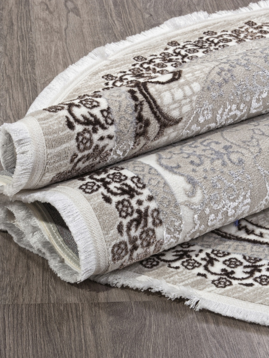 Ковер ALFANI Q010A BROWN FDY/CREAM SHRINK