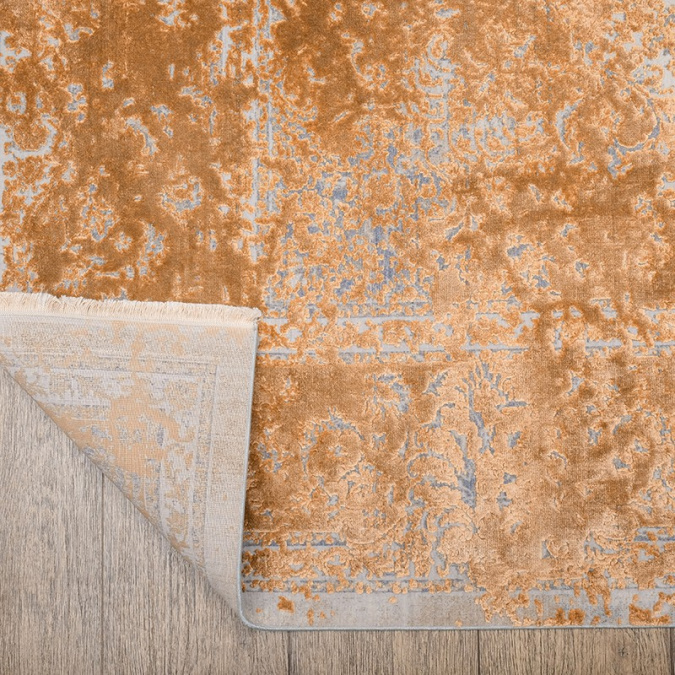 Ковер Art Deco 3023A L_GRAY / COPPER_2