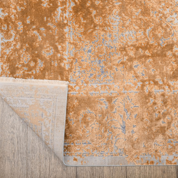 Ковер Art Deco 3023A L_GRAY / COPPER_2