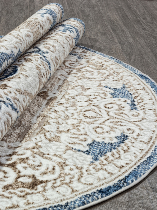 Ковер ANTEP O1701 630 CREAM / BLUE