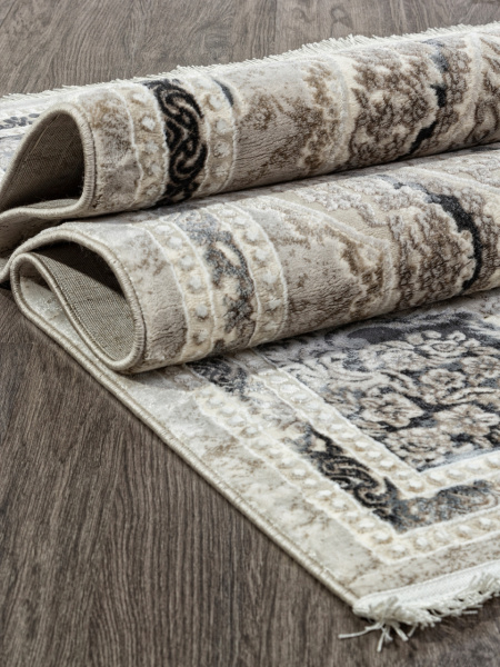 Ковер POMPEI N2044A L.BEIGE / D.GREY