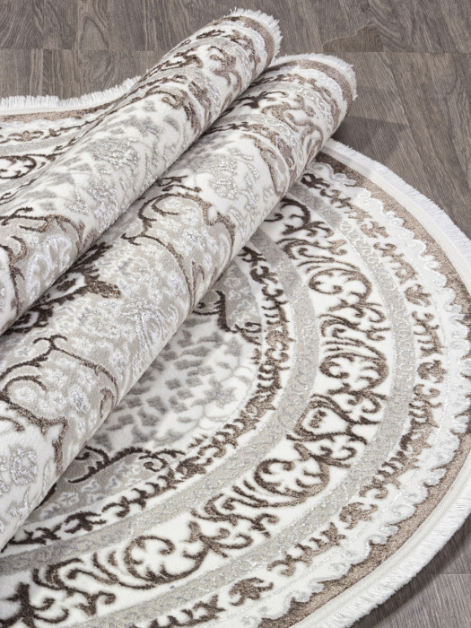 Ковер ALFANI Q011A BROWN FDY/CREAM SHRINK