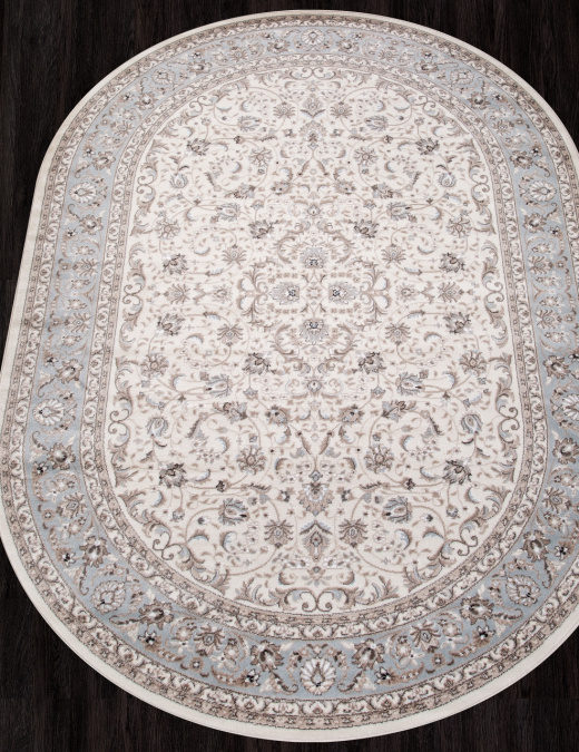 Ковер VALENCIA DELUXE F014 CREAM-L.BLUE