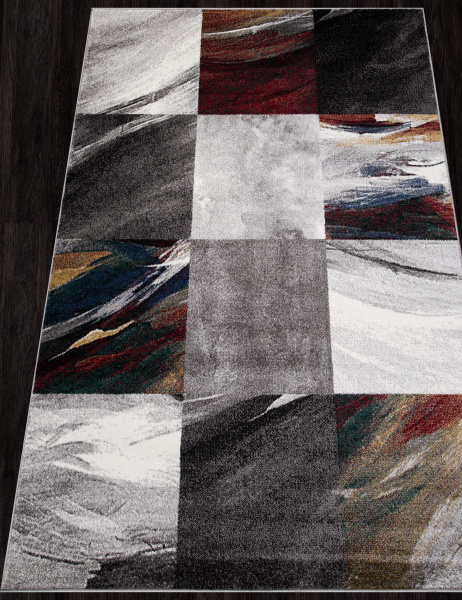 Ковер LONDON D819 gray-red