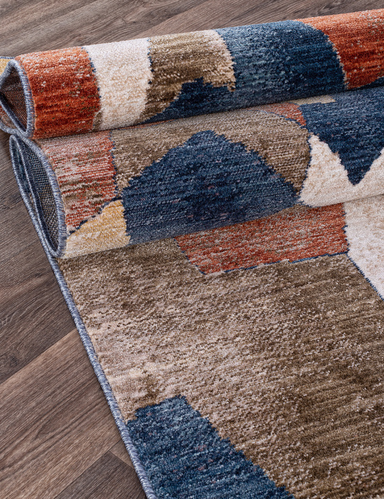 Ковер ZEUS B3521A D.BLUE / GREEN