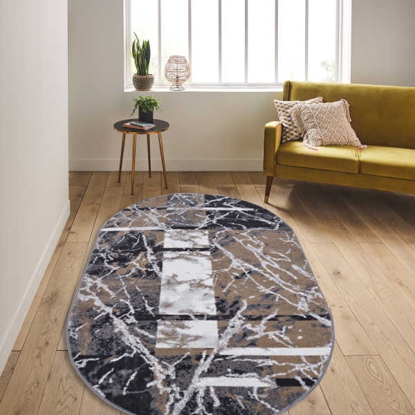 Ковер Монблан Овал e4625/a4o/mb