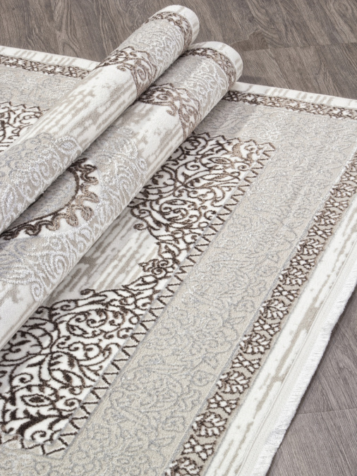 Ковер ALFANI Q012A BROWN FDY/CREAM SHRINK