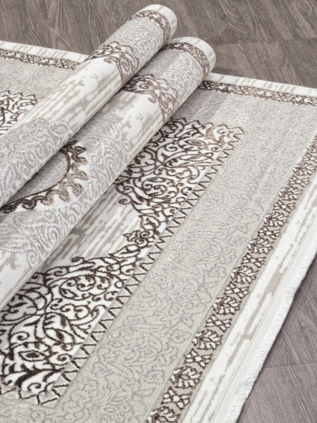 Ковер ALFANI Q012A BROWN FDY/CREAM SHRINK