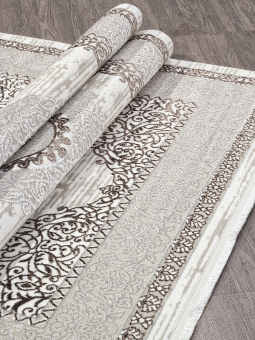 Ковер ALFANI Q012A BROWN FDY/CREAM SHRINK