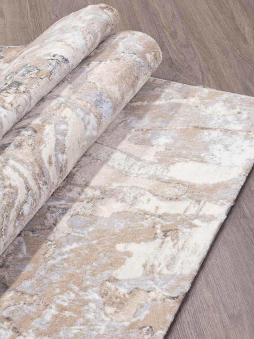 Ковер PERU D070A CREAM SHIRINK / BLUE FDY