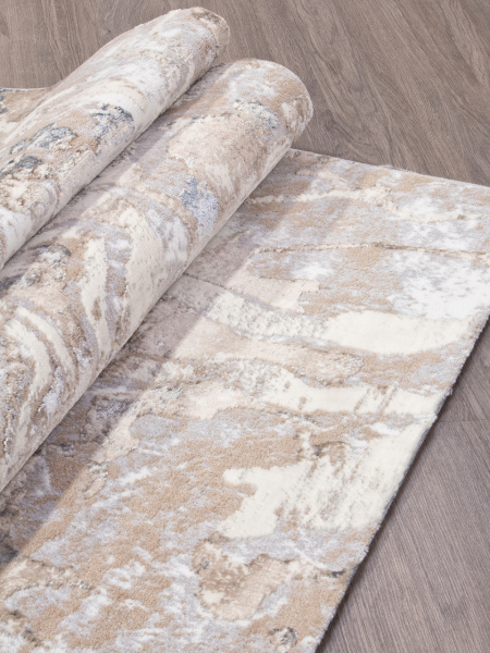 Ковер PERU D070A CREAM SHIRINK / BLUE FDY