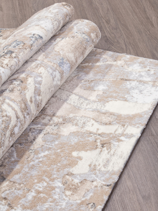 Ковер PERU D070A CREAM SHIRINK / BLUE FDY