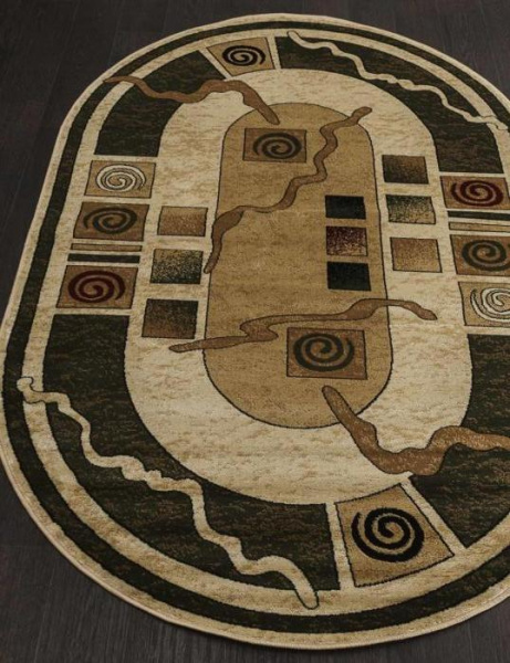 Ковер OLYMPOS d077 CREAM-GREEN