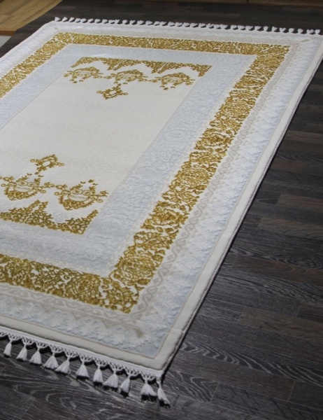 Ковер HUNKAR 08074A BLUE / GOLD