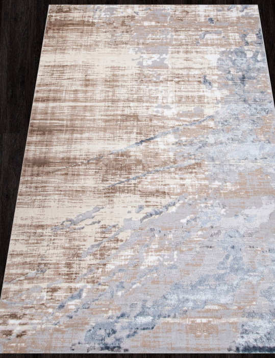 Ковер PERU D038A CREAM SHIRINK / BLUE FDY