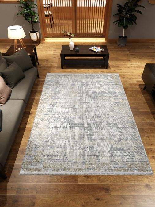 Ковер Stella 0580A L.Grey-White