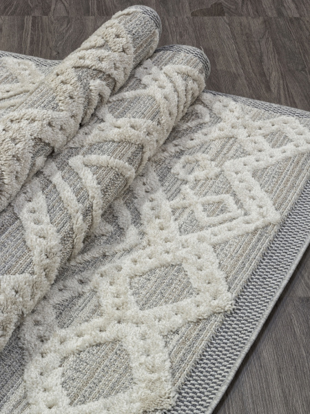 Ковер TUNIS 6609A WHITE / L.GRAY