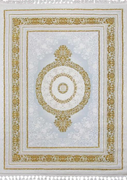 Ковер HUNKAR 08071A BLUE / GOLD