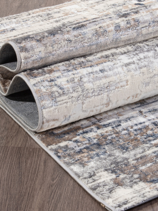 Ковер PERU D060A CREAM SHIRINK / BLUE FDY