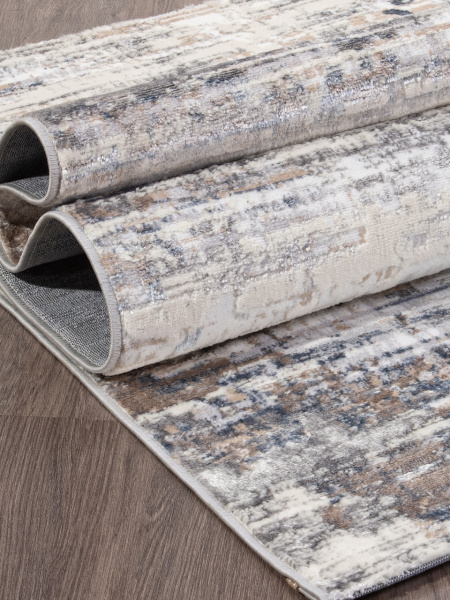 Ковер PERU D060A CREAM SHIRINK / BLUE FDY