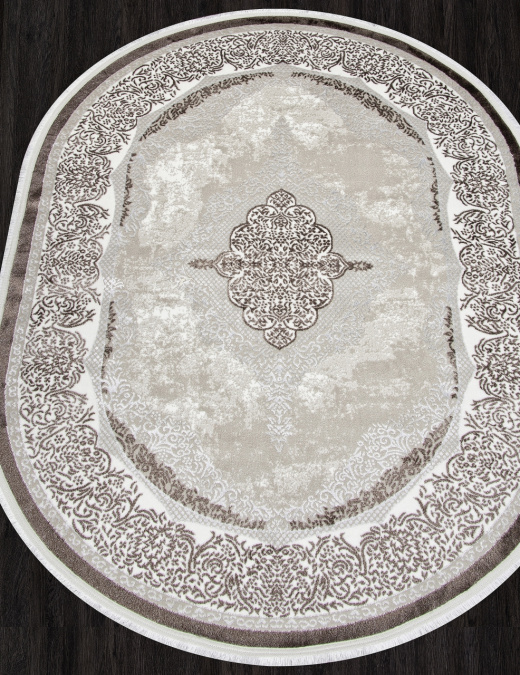 Ковер ALFANI Q009A BROWN FDY/CREAM SHRINK