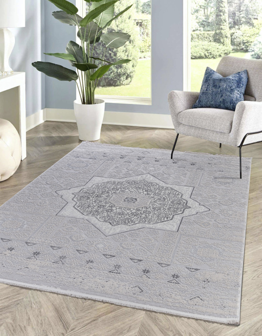 Ковер Leonidas B0759A Silver-Grey