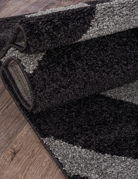 Ковер PLATINUM t617 GRAY-BLACK