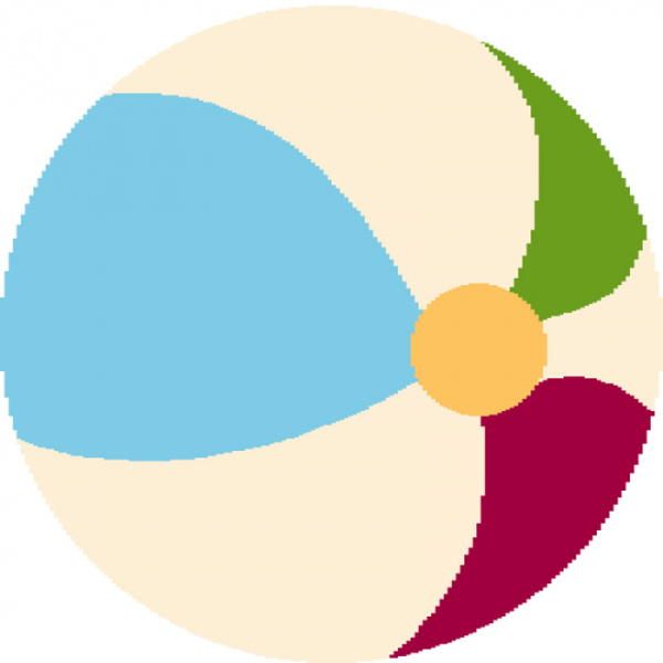 Ковер Funky Top Круг Pil cream