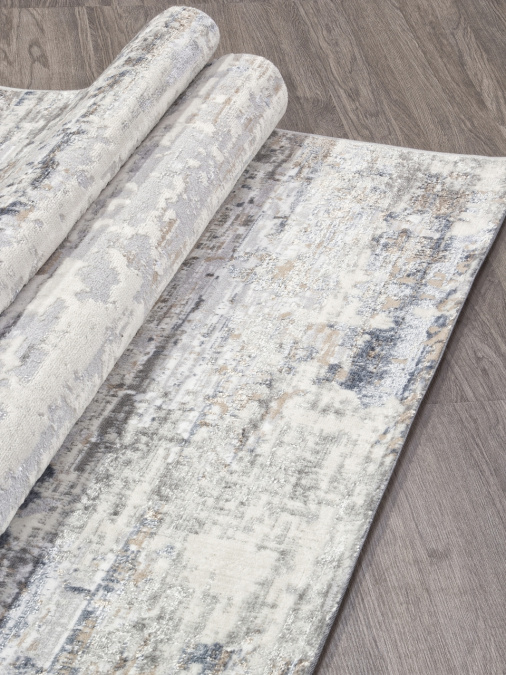 Ковер PERU D060A D.GREY SHIRINK / BLUE FDY