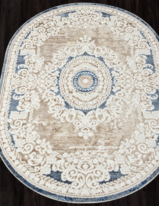 Ковер ANTEP O1701 630 CREAM / BLUE